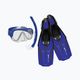 Mares Nateeva Keewee σετ κατάδυσης μάσκα + αναπνευστήρας + πτερύγια μπλε 410757 12