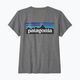 Γυναικείο t-shirt Patagonia P-6 Logo Responsibili-Tee gravel heather trekking t-shirt 5