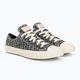 Converse Chuck Taylor All Star Ox γυναικεία αθλητικά παπούτσια μαύρο/κίτρινο/κίτρινο 4