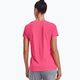 Under Armour Tech SSV γυναικείο μπλουζάκι προπόνησης - Solid 653 ροζ/ασημί 1255839 4