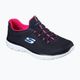 Γυναικεία παπούτσια προπόνησης SKECHERS Summits μαύρο/καυτό ροζ 11