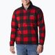 Columbia Sweater Weather II Printed mountain red check print ανδρικό φούτερ για πεζοπορία
