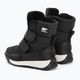 Sorel Whitney II Strap WP παιδικές μπότες χιονιού μαύρο/θαλασσινό αλάτι 3