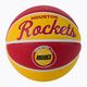 Wilson NBA Team Retro Mini Houston Rockets μπάσκετ WTB3200XBHOU μέγεθος 3