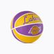 Wilson NBA Team Retro Mini Mini Λος Άντζελες Λέικερς μπάσκετ WTB3200XBLAL μέγεθος 3 2