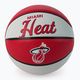 Wilson NBA Team Retro Mini Miami Heat μπάσκετ WTB3200XBMIA μέγεθος 3