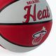 Wilson NBA Team Retro Mini Miami Heat μπάσκετ WTB3200XBMIA μέγεθος 3 3