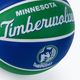Wilson NBA Team Retro Mini Minnesota Timberwolves μπάσκετ WTB3200XBMIN μέγεθος 3 3