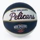 Wilson NBA Team Retro Mini New Orleans Pelicans μπάσκετ WTB3200XBBNO μέγεθος 3