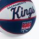 Wilson NBA Team Retro Mini Sacramento Kings μπάσκετ WTB3200XBSAC μέγεθος 3 3