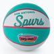 Wilson NBA Team Retro Mini San Antonio Spurs μπάσκετ WTB3200XBSAN μέγεθος 3