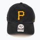 47 Brand MLB Pittsburgh Pirates CLEAN UP καπέλο μπέιζμπολ μαύρο 4