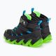 SKECHERS παιδικά παπούτσια Mega-Surge Flash Breeze μαύρο/μπλε/lime 3