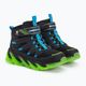 SKECHERS παιδικά παπούτσια Mega-Surge Flash Breeze μαύρο/μπλε/lime 4