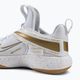 Nike React Hyperset SE παπούτσια βόλεϊ λευκό και χρυσό DJ4473-170 9