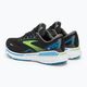Brooks Adrenaline GTS 23 μαύρα/αιγαιοπελαγίτικος ωκεανός/πράσινα ανδρικά παπούτσια για τρέξιμο 3