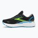 Brooks Adrenaline GTS 23 μαύρα/αιγαιοπελαγίτικος ωκεανός/πράσινα ανδρικά παπούτσια για τρέξιμο 10