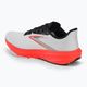 Brooks Launch 10 ανδρικά παπούτσια για τρέξιμο λευκό/μαύρο/φλογερό κοράλλι 3