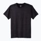Ανδρικό μπλουζάκι Brooks Luxe htr deep black running shirt 3