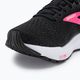 Brooks Ghost 16 γυναικεία παπούτσια τρεξίματος μαύρο/ροζ/κίτρινο 7