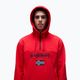 Ανδρικό Napapijri Burgee Half Zip Hooded 2.0 κόκκινο goji φούτερ με κουκούλα 4