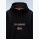 Ανδρικό Napapijri Burgee Half Zip Hooded 2.0 φούτερ με κουκούλα μαύρο 041 7