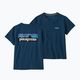 Γυναικείο trekking T-shirt Patagonia P-6 Logo Responsibili-Tee tidepool blue 7