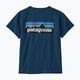 Γυναικείο trekking T-shirt Patagonia P-6 Logo Responsibili-Tee tidepool blue 9
