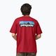 Ανδρικό t-shirt Trekking Patagonia P-6 Logo Responsibili-Tee κόκκινο 2