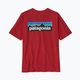 Ανδρικό t-shirt Trekking Patagonia P-6 Logo Responsibili-Tee κόκκινο 5