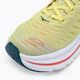 HOKA Bondi X ανδρικά παπούτσια για τρέξιμο λευκό και κίτρινο 1113512-WEPR 10