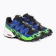Ανδρικά παπούτσια για τρέξιμο Salomon Spikecross 6 GTX μαύρο/surf the web/green gecko 4