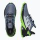 Salomon Supercross 4 ανδρικά παπούτσια για τρέξιμο flint stone/μαύρο/πράσινο γκέκο 10