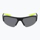 Γυαλιά ηλίου Nike Skylon Ace 22 μαύρο/λευκό/γκρι με ασημένιο φακό λάμψης 8