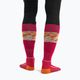 Icebreaker γυναικείες κάλτσες για σκι Ski+ Light OTC Alps 3D electron ροζ/γη/χιόνι 4