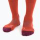 Icebreaker γυναικείες κάλτσες πεζοπορίας Hike+ Light Crew κόκκινες 105099 3