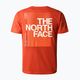 Ανδρικό μπλουζάκι Trekking The North Face Foundation Graphic πορτοκαλί NF0A55EFLV41 2
