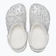 Crocs Classic Starry Glitter λευκές παιδικές σαγιονάρες 12