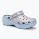 Γυναικεία Crocs Classic Platform Glitter μπλε calcite/multi σαγιονάρες