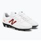 New Balance 442 V2 Academy FG παιδικά ποδοσφαιρικά παπούτσια λευκό JS43FWD2.M.035 4