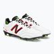 New Balance 442 V2 Pro FG ανδρικά ποδοσφαιρικά παπούτσια λευκό και μαύρο MS41FWD2.D.095 4