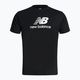 New Balance Essentials Stacked Logo Co ανδρικό μπλουζάκι προπόνησης μαύρο MT31541BK 5