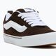Vans Knu Skool καφέ/λευκά παπούτσια 8