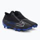 Nike Phantom GX Pro DF FG μαύρα/χρώμιο/υπερπολυτελή μπότες ποδοσφαίρου 4