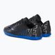Nike JR Mercurial Vapor 15 Club IC μαύρο/χρώμιο/υπέροχο πραγματικό ποδοσφαιρικά παπούτσια 3