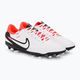 Nike Tiempo Legend 10 Academy MG μπότες ποδοσφαίρου άσπρο/μαύρο/λαμπερό βυσσινί 4