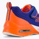 SKECHERS Microspec Max Gorvix βασιλικό/πορτοκαλί παιδικά παπούτσια προπόνησης 9