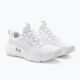 Γυναικεία αθλητικά παπούτσια προπόνησης Under Armour W Dynamic Select λευκό/λευκό πηλό/μεταλλικό πράσινο grit 4