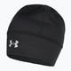 Ανδρικό Under Armour Storm Launch Beanie μαύρο/ανακλαστικό καπέλο για τρέξιμο 3