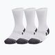 Under Armour Performance Tech 3pk Κάλτσες Crew λευκές/λευκές/τζέιτ γκρι 6